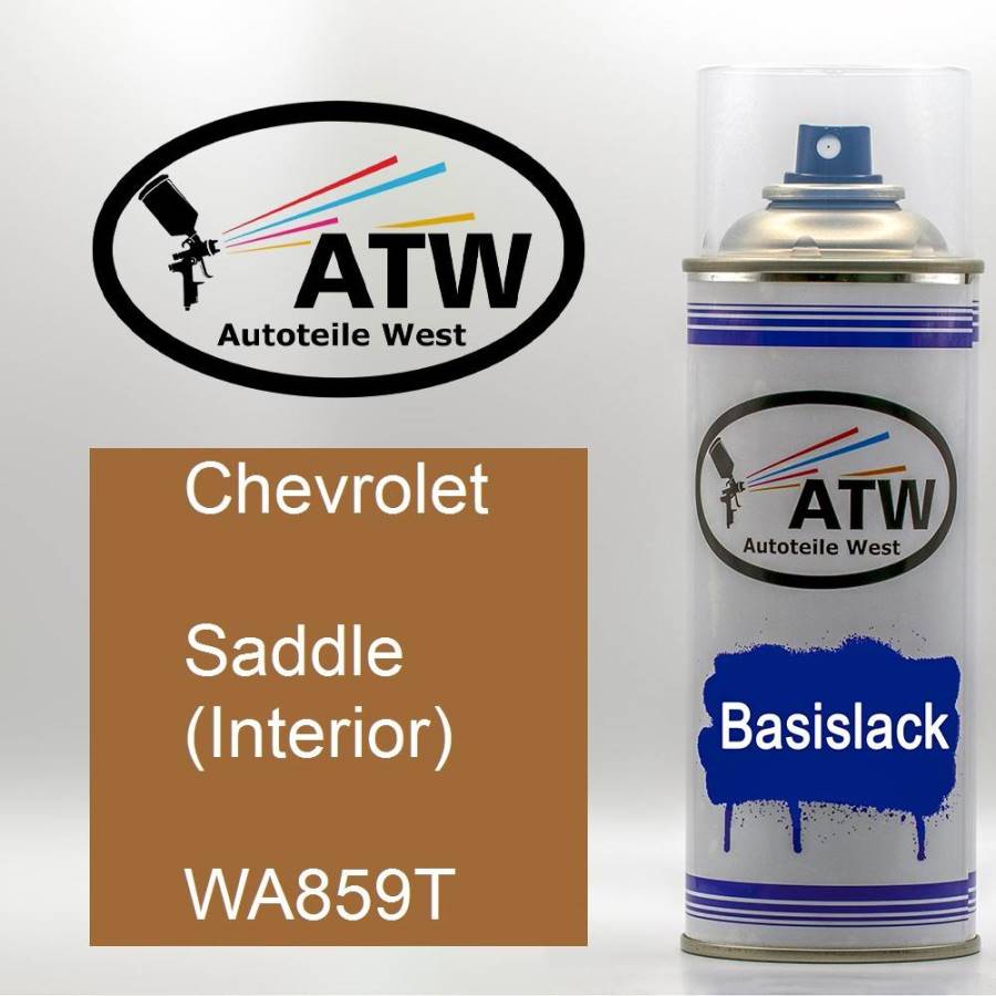 Chevrolet, Saddle (Interior), WA859T: 400ml Sprühdose, von ATW Autoteile West.